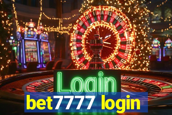 bet7777 login